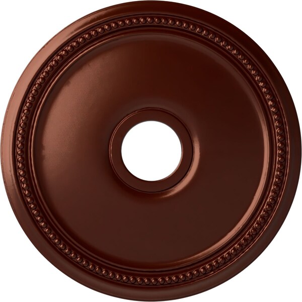 Ekena Millwork Diane Ceiling Medallion (Fits Canopies up to 5 3/8"), 18"OD x 3 5/8"ID x 1 1/8"P, Antique Copper CM18DIACS - main
